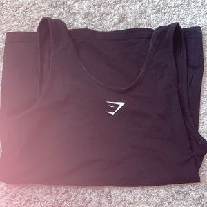 Gymshark Full Length Black Tank Top